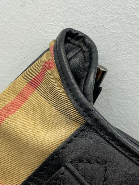 Burberry Black House Check Hobo Bag-handbag-Burberry-The Closet Egypt