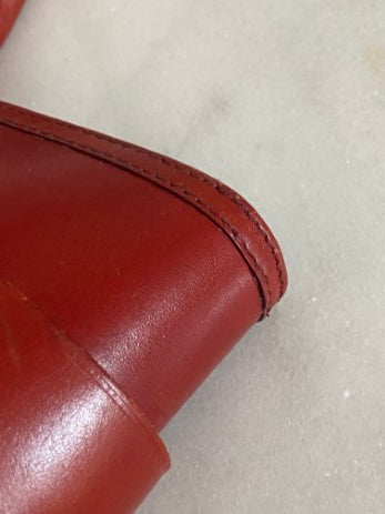 Burberry Red Bridle House Check Top Handle Bag-handbag-Burberry-The Closet Egypt