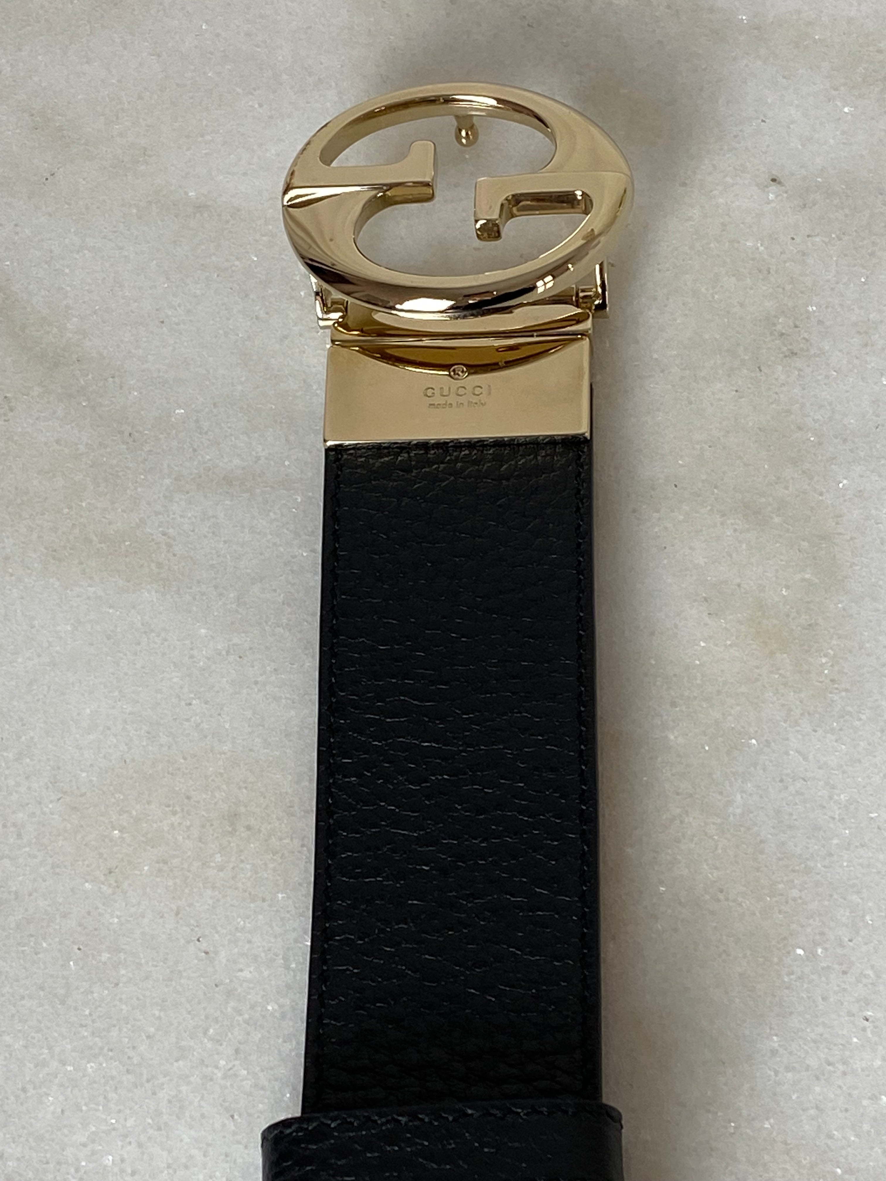 Gucci Bicolor Reversible Belt 38-Belt-Gucci-The Closet Egypt