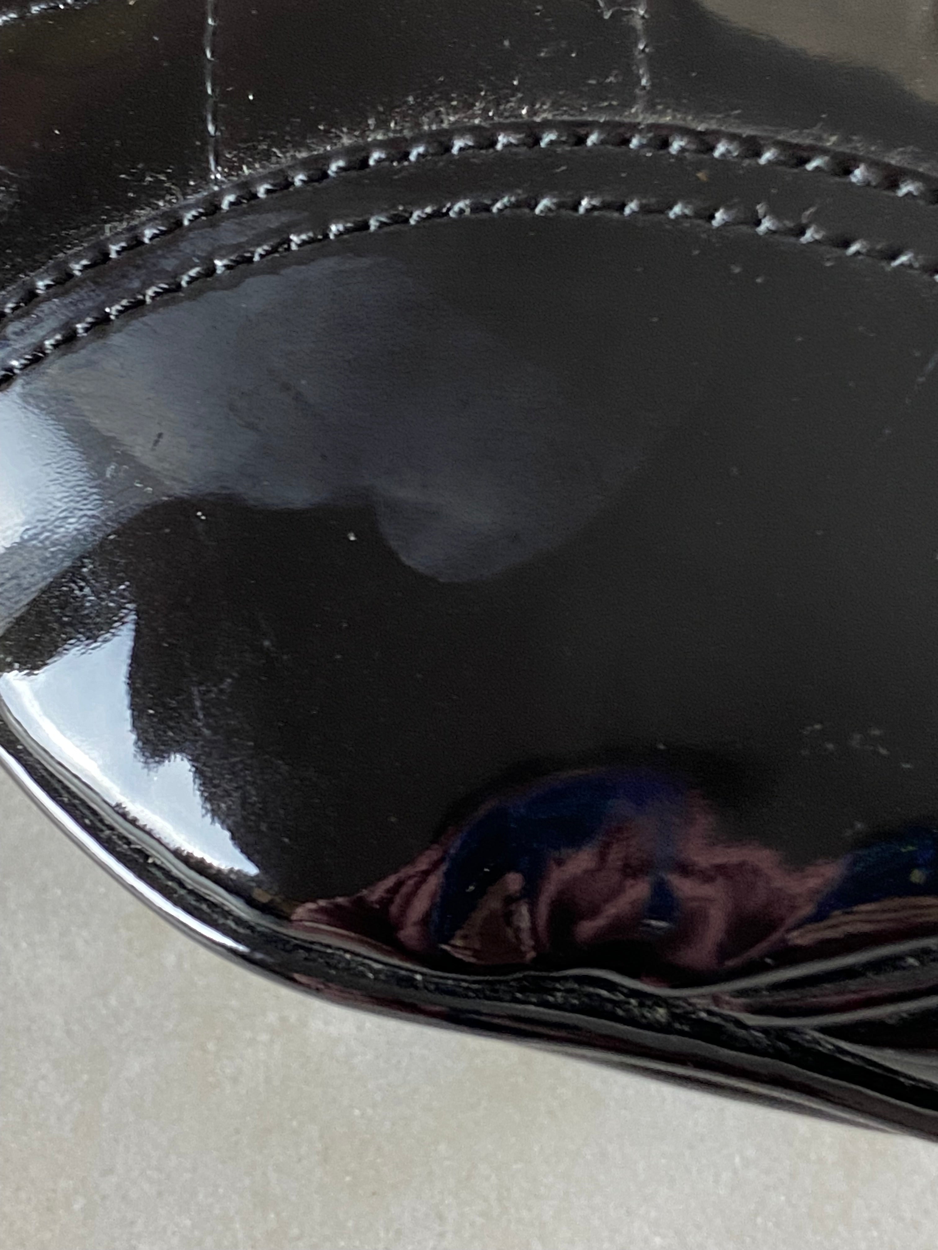 Burberry Black Vernis Hobo Bag-handbag-Burberry-The Closet Egypt