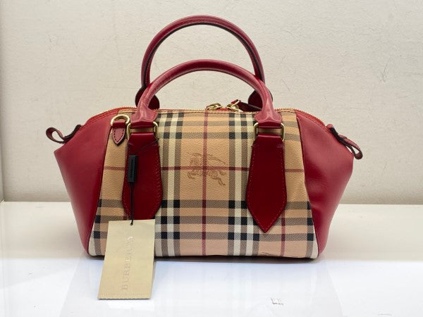 Burberry Red Haymarket Blaze Small Bag-handbag-Burberry-The Closet Egypt