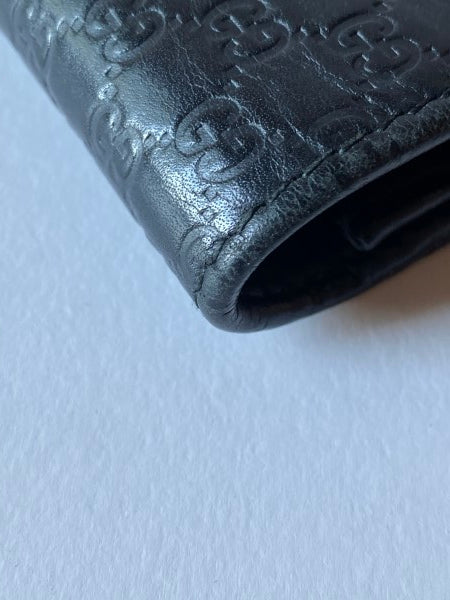 Gucci Black GG Microguccissima Logo Crossbody WOC-Wallet Chain-Gucci-The Closet Egypt