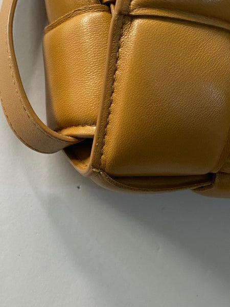 Bottega Veneta Camel Padded Cassette Crossbody Bag-handbag-Bottega Veneta-The Closet Egypt