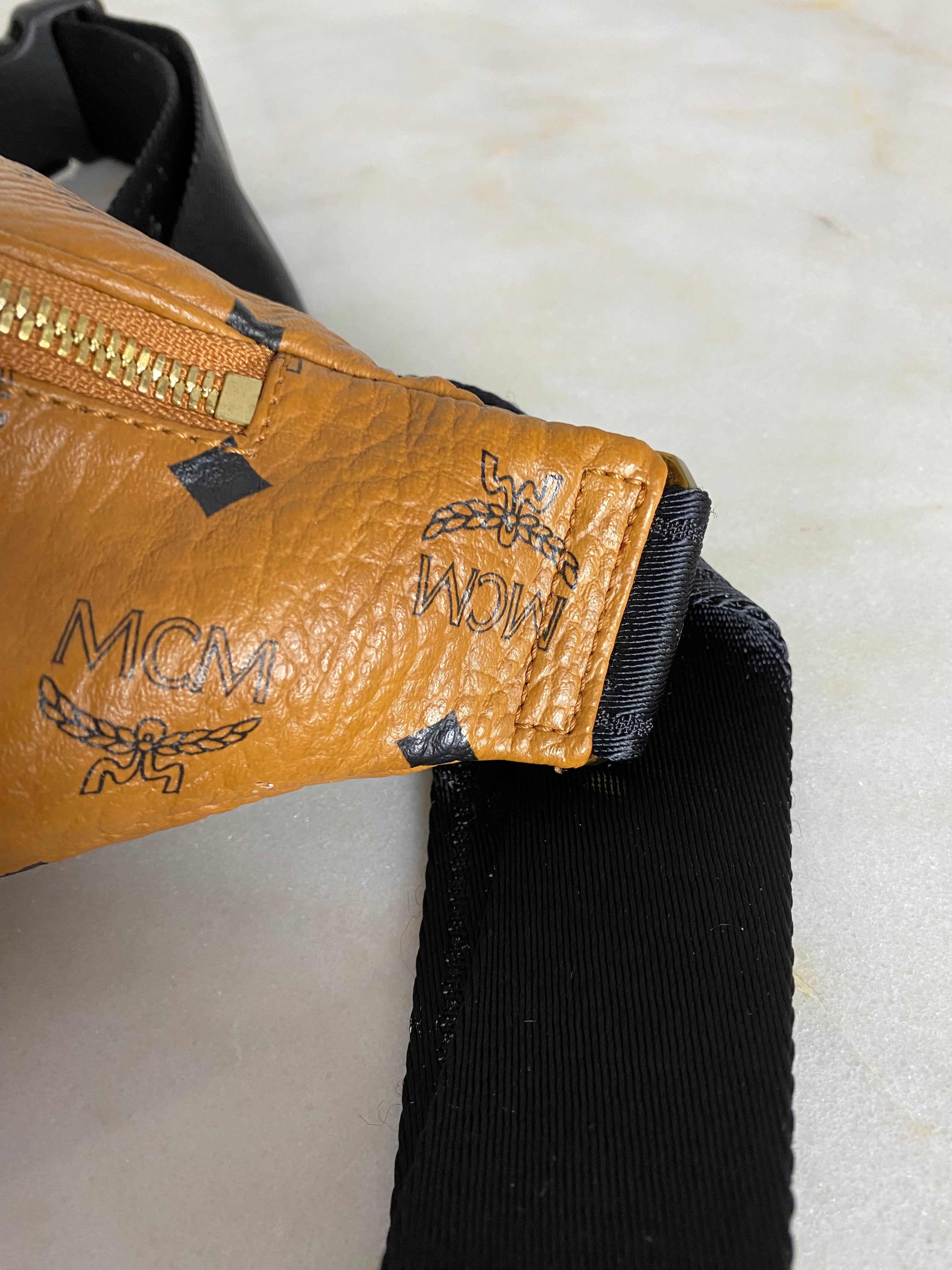 MCM Camel Bum Bag-Bumbag-MCM-The Closet Egypt