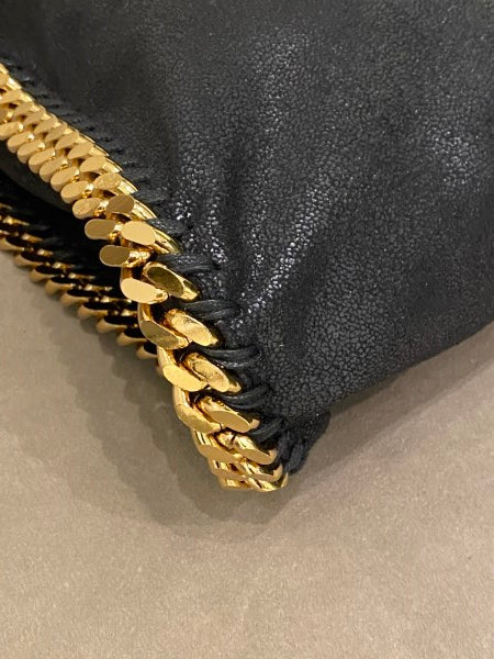 Stella Mccartney Black Falabella Tote Chain Bag-handbag-Stella Mccartney-The Closet Egypt