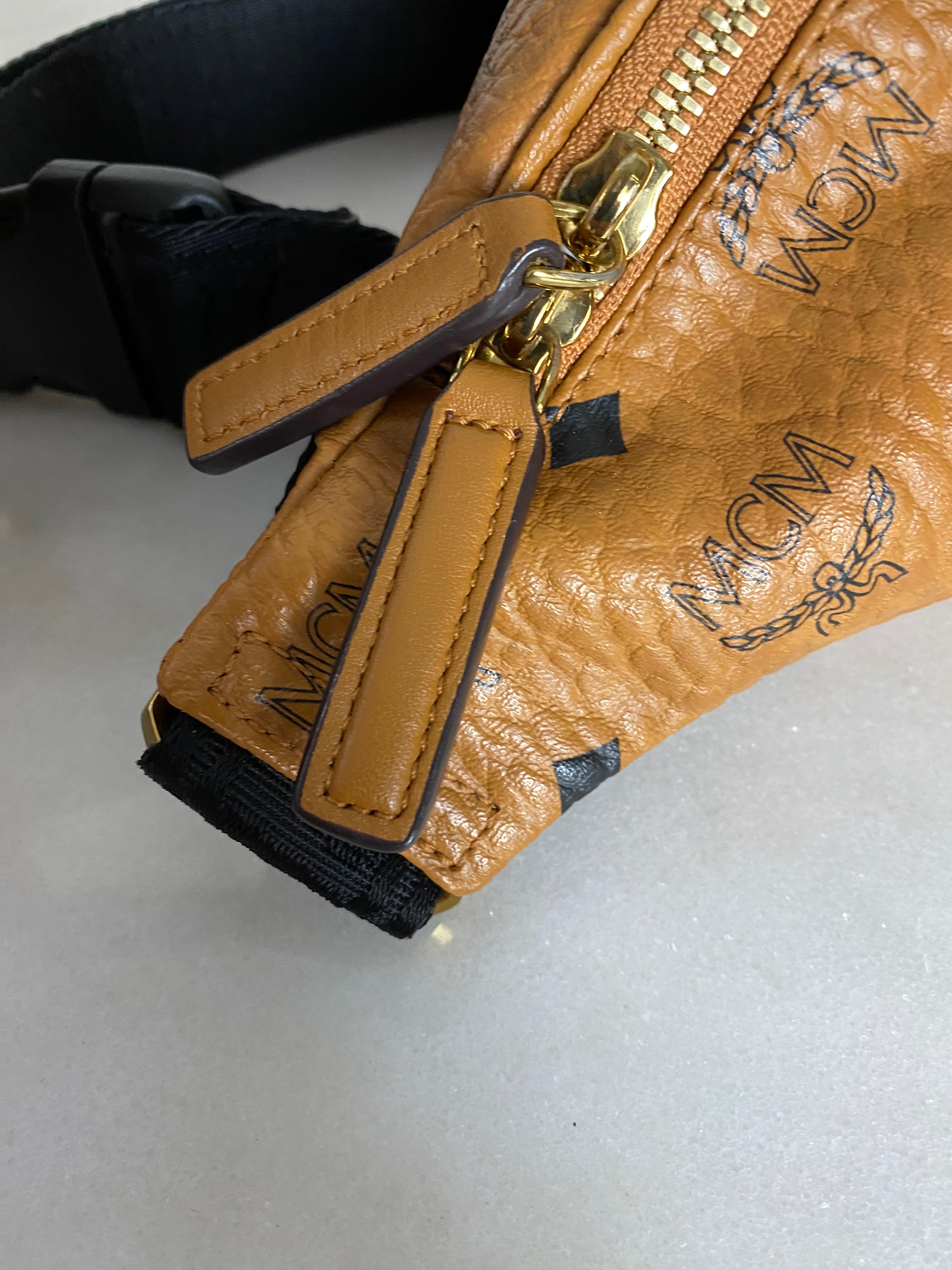 MCM Camel Bum Bag-Bumbag-MCM-The Closet Egypt