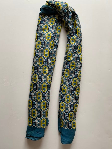Hermes Turquoise Square Large Scarf-Scarf-Hermes-The Closet Egypt