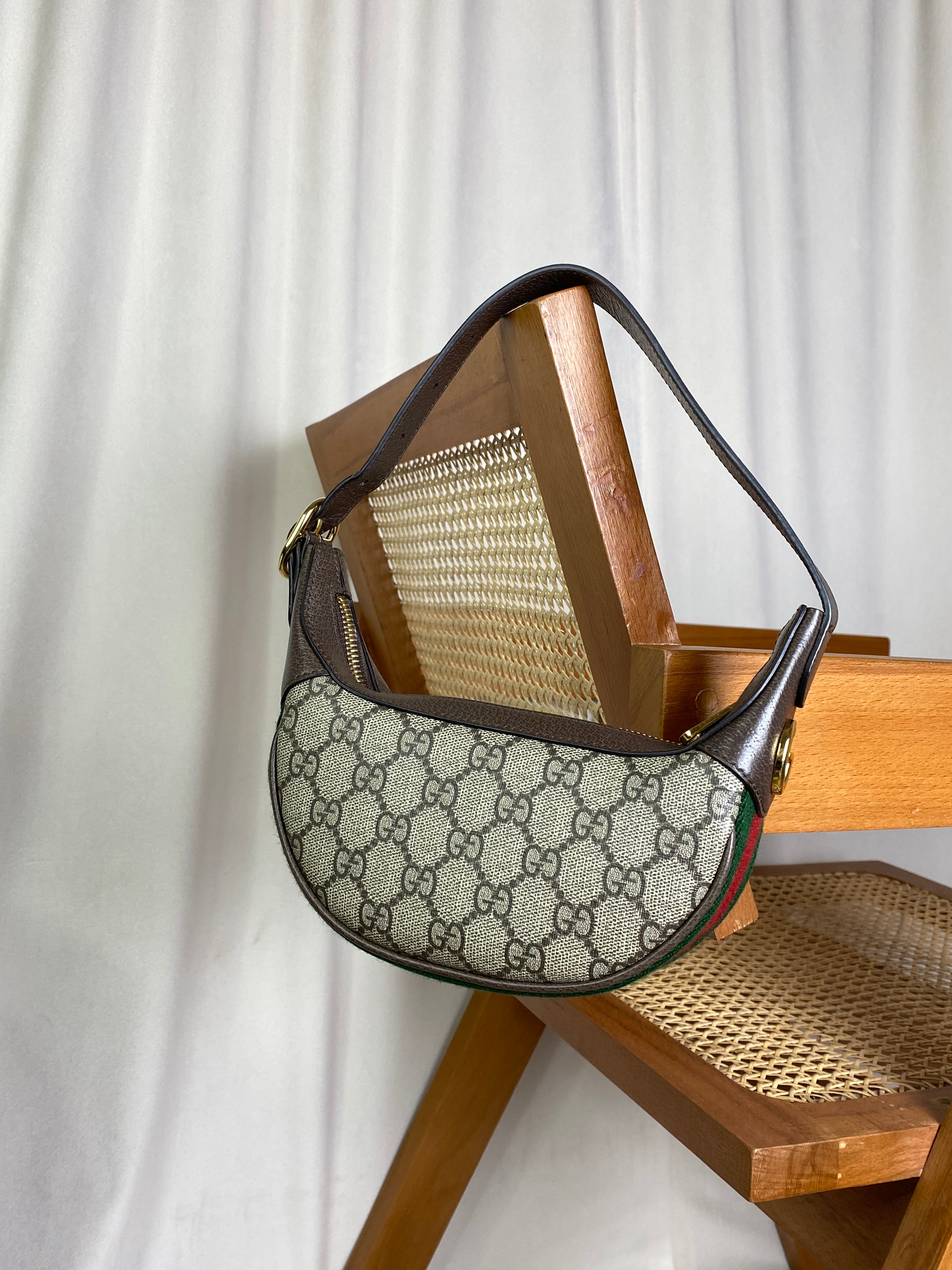 Gucci Brown GG Ophidia Mini Tote Bag-handbag-Gucci-The Closet Egypt