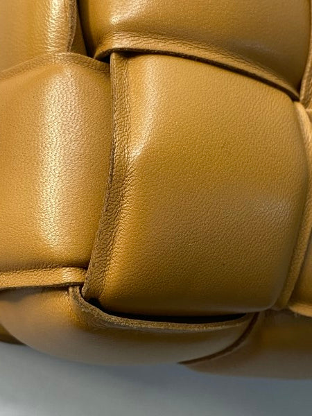 Bottega Veneta Camel Padded Cassette Crossbody Bag-handbag-Bottega Veneta-The Closet Egypt