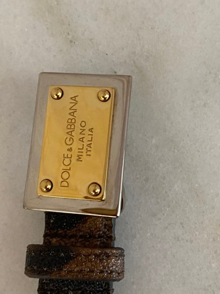 Dolce & Gabbana Leopard Belt 32-Belt-Dolce & Gabbana-The Closet Egypt