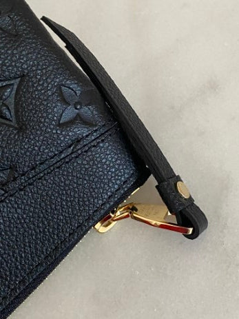 Louis Vuitton Black Monogram Empreinte Daily Pouch-Pouch-Louis Vuitton-The Closet Egypt