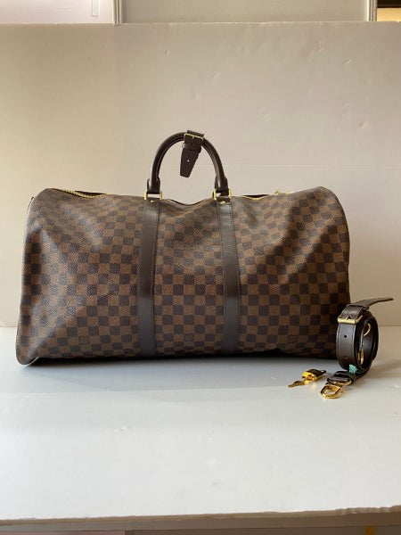 Louis Vuitton Damier Keepall Bandouliere Bag-handbag-Louis Vuitton-The Closet Egypt