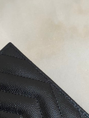 YSL Black Card Holder-Card Holder-YSL-The Closet Egypt