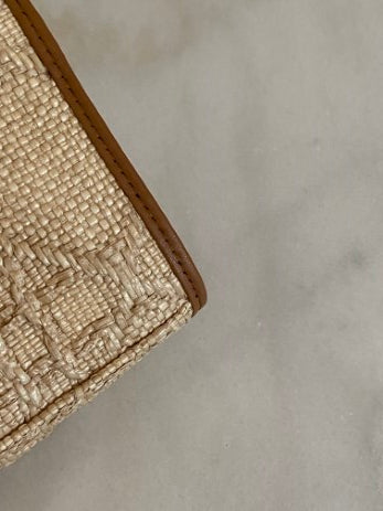 Christian Dior Natural Cannage Blue The 30 Montaigne Dea Pouch-Pouch-Christian Dior-The Closet Egypt