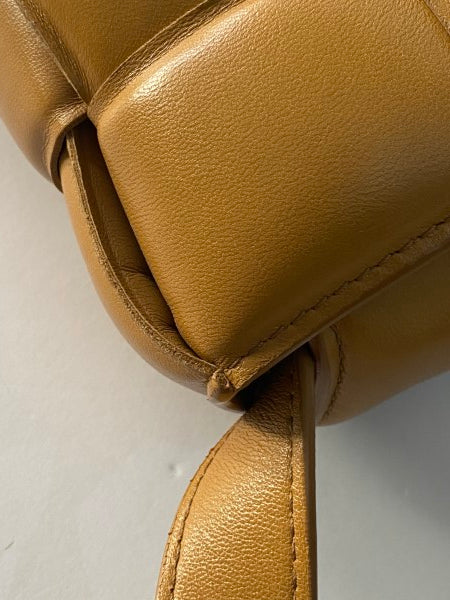 Bottega Veneta Camel Padded Cassette Crossbody Bag-handbag-Bottega Veneta-The Closet Egypt