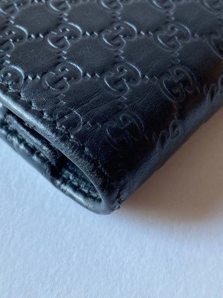 Gucci Black GG Microguccissima Logo Crossbody WOC-Wallet Chain-Gucci-The Closet Egypt