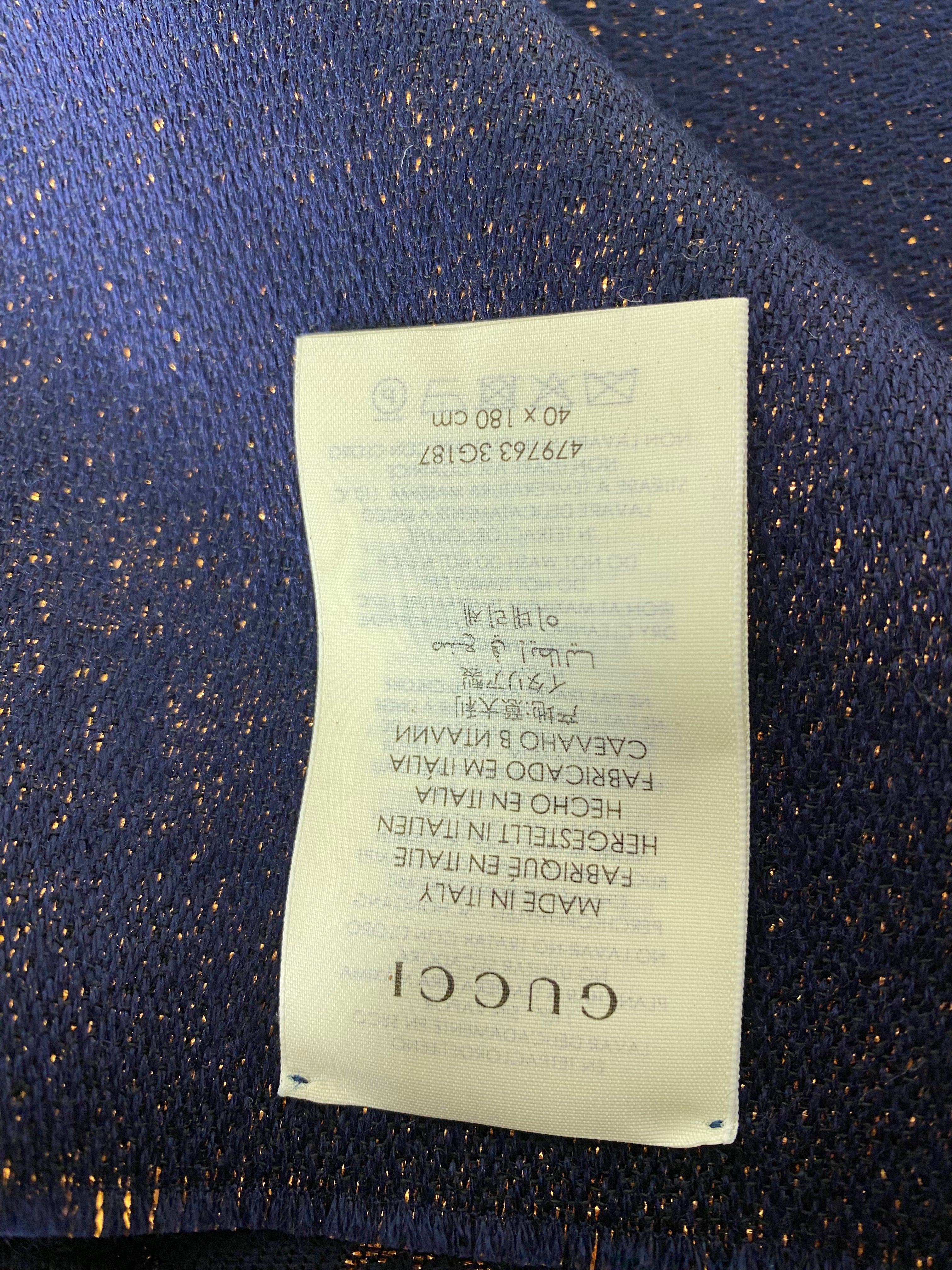 Gucci Bicolor GG Wool Scarf-Scarf-Gucci-The Closet Egypt