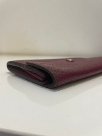 Louis Vuitton Dark Red Monogram Empreinte Sarah Long Wallet W/ Initials N.O.N-wallet-Louis Vuitton-The Closet Egypt