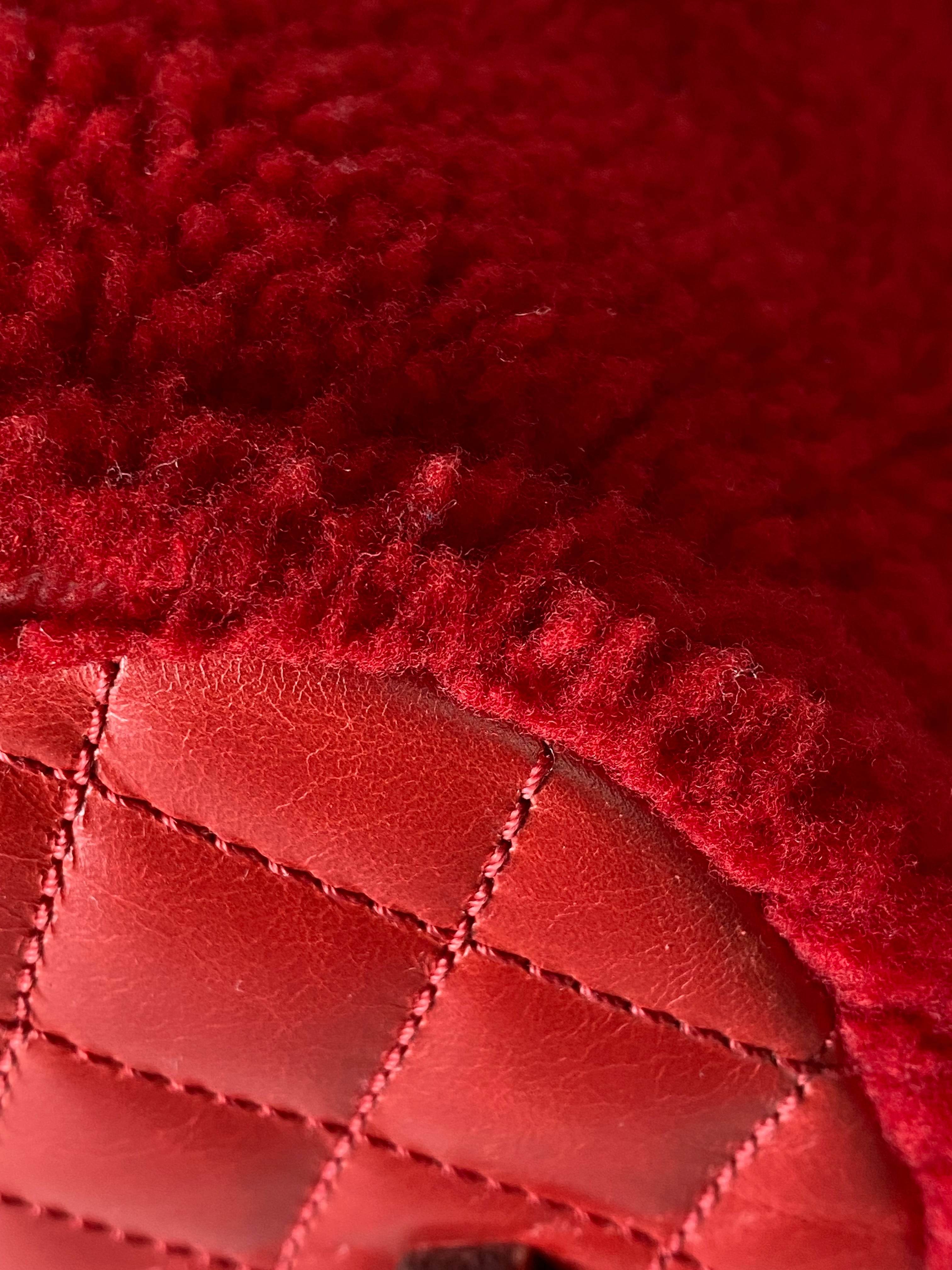 Chanel Red Classic Mountain Quilted Backpack Bag-Backpack-Chanel-The Closet Egypt