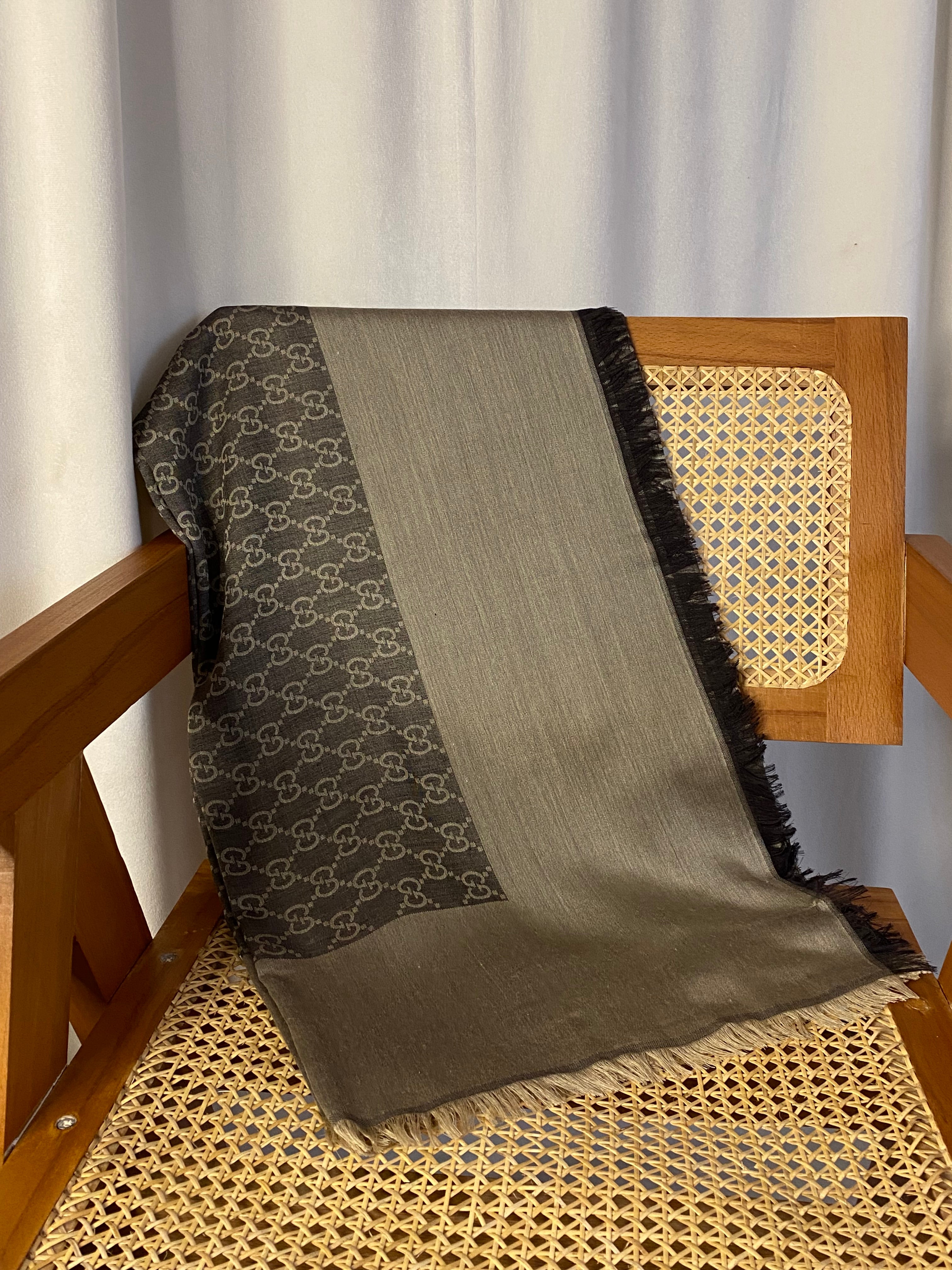 Gucci Bicolor GG Scarf-Scarf-Gucci-The Closet Egypt