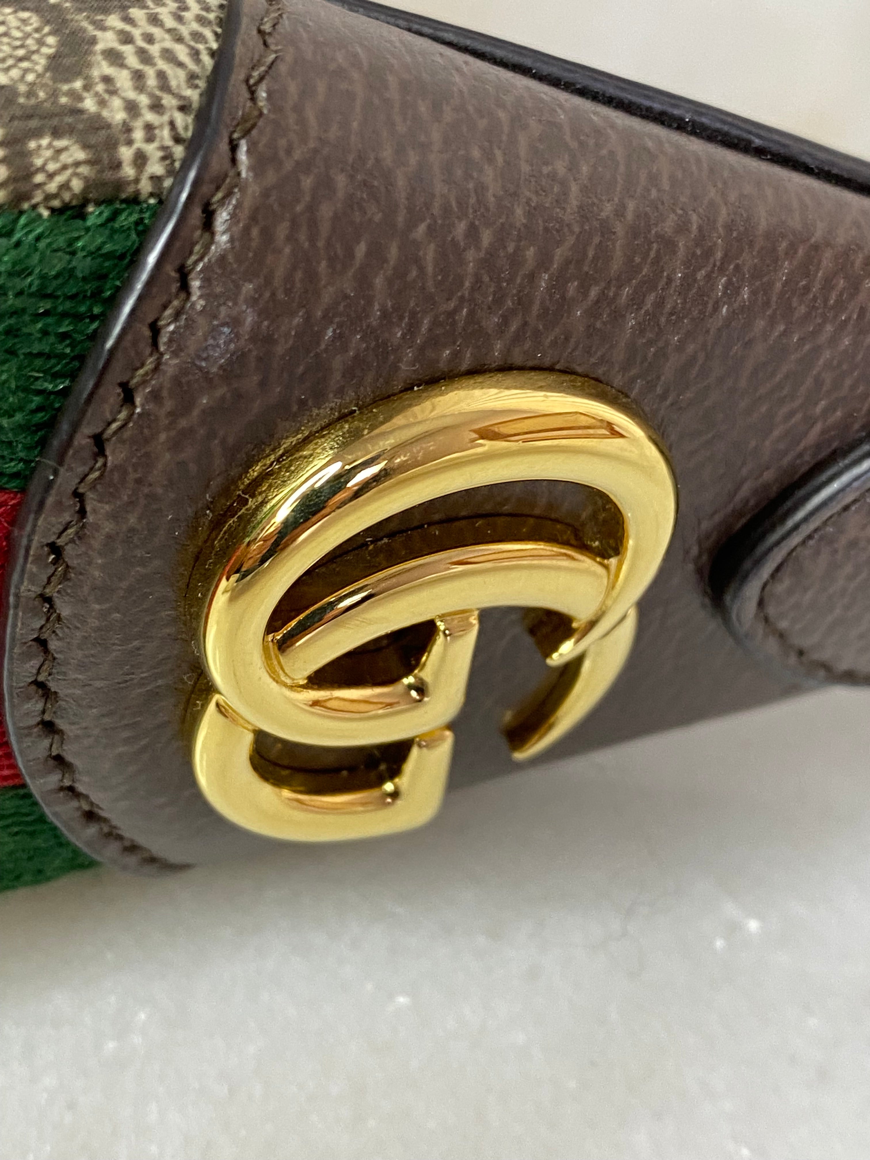 Gucci Brown GG Ophidia Mini Tote Bag-handbag-Gucci-The Closet Egypt