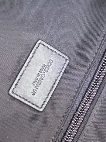 Dolce & Gabbana Black Nylon Waist Bag W/ Rubberized Logo-Waist Bag-Dolce & Gabbana-The Closet Egypt