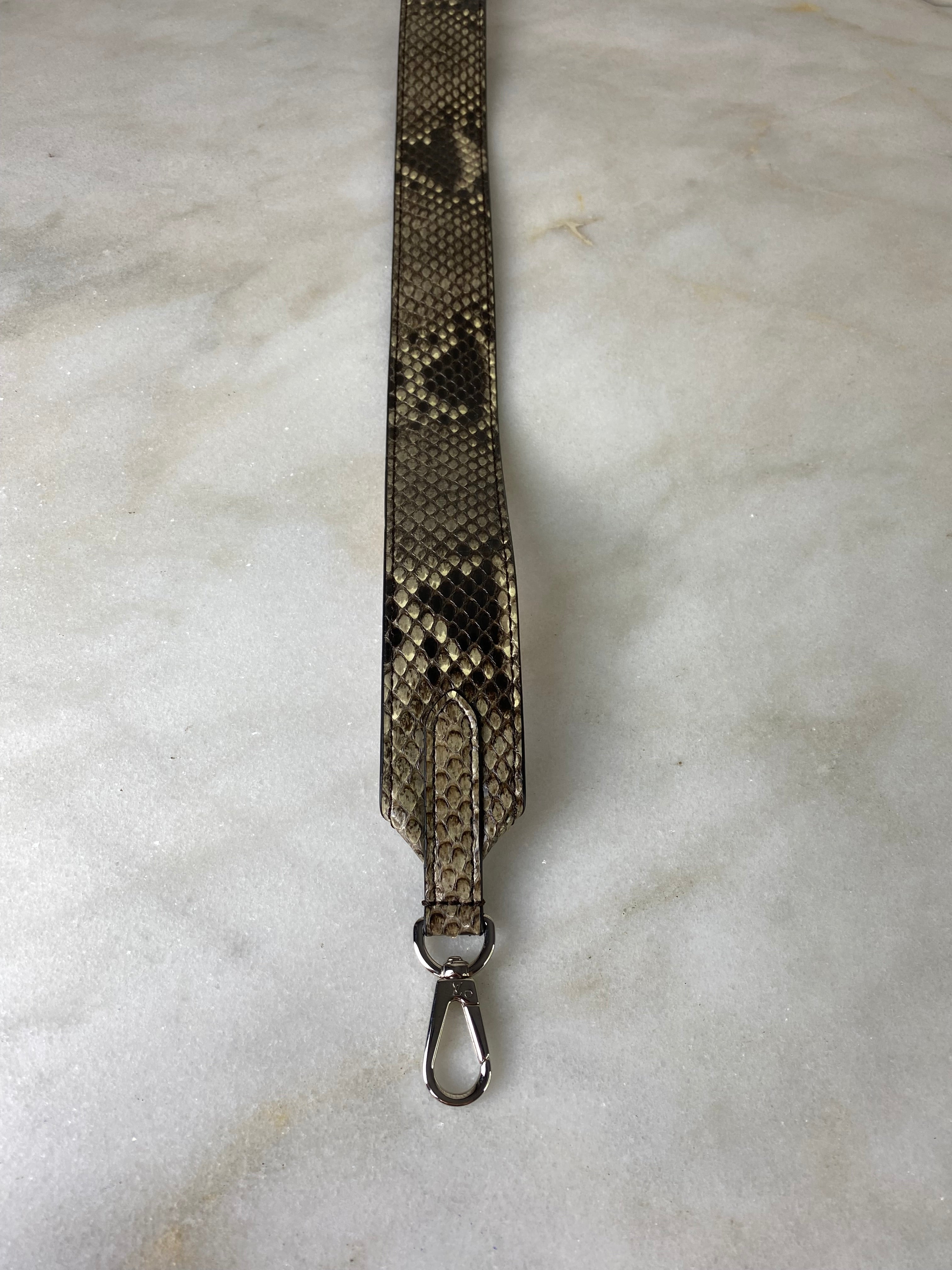 Louis Vuitton Bicolor Python Bandouliere Strap Bag-Bag Strap-Louis Vuitton-The Closet Egypt
