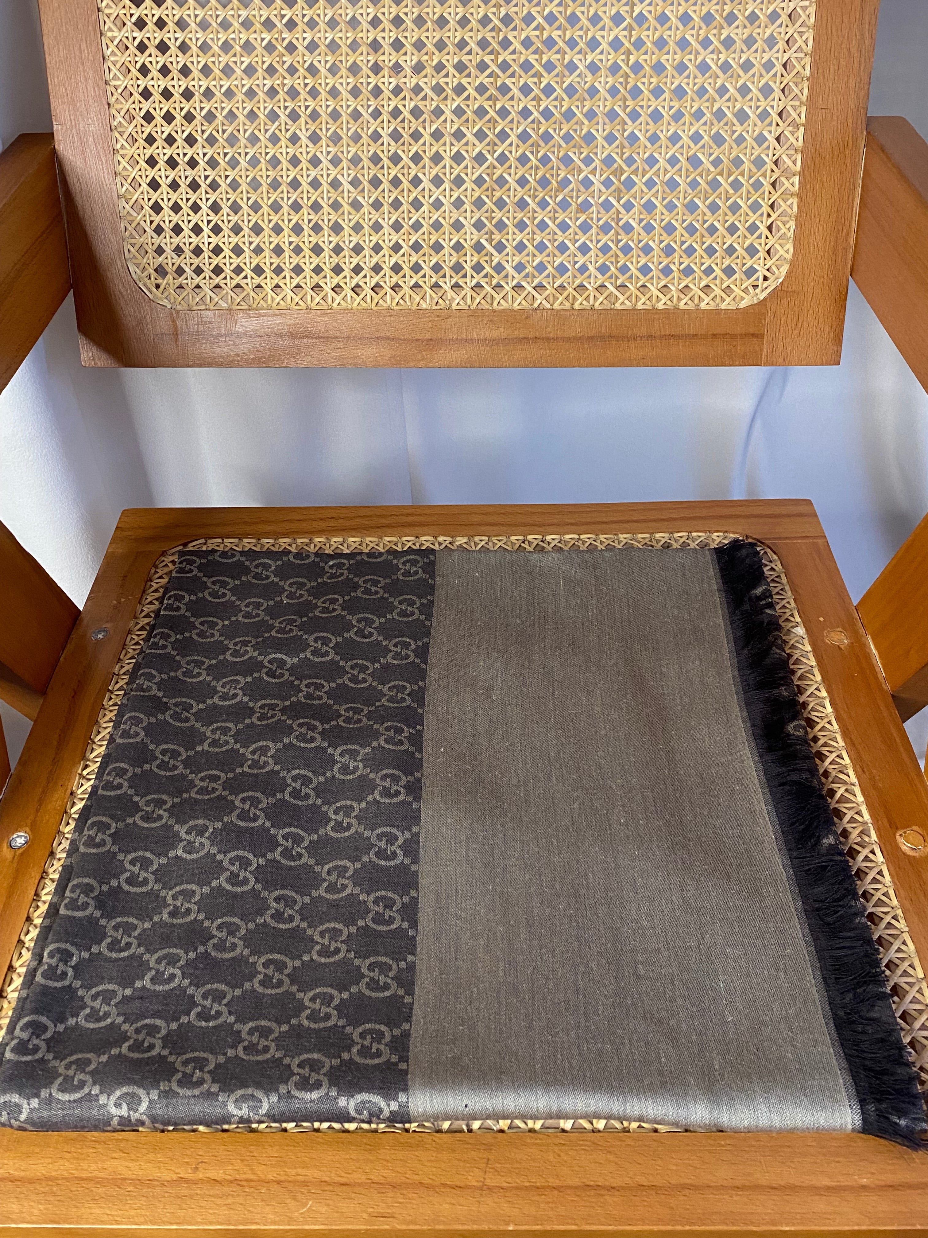 Gucci Bicolor GG Scarf-Scarf-Gucci-The Closet Egypt