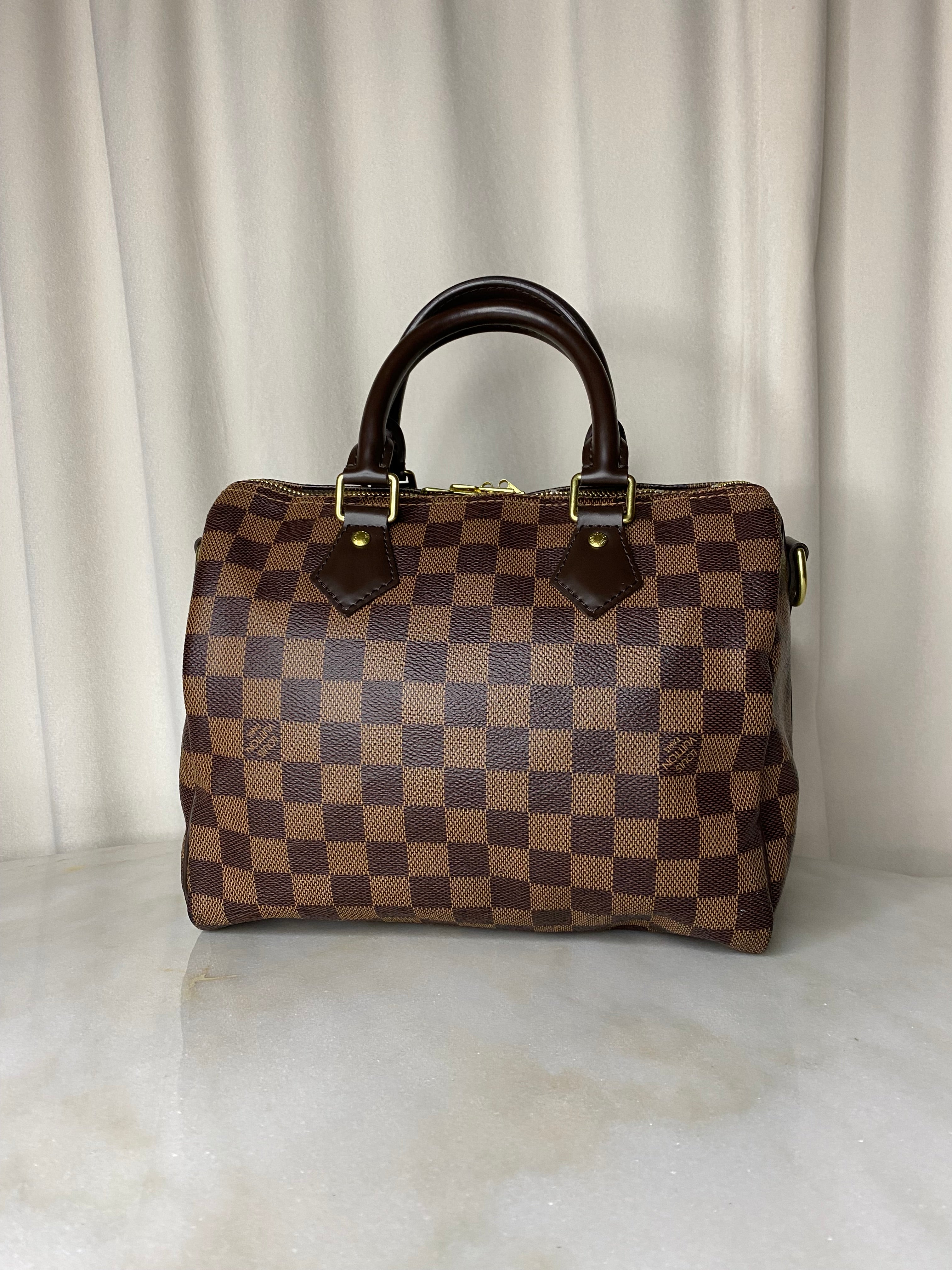 Louis Vuitton Damier Ebene Bandouliere Speedy Bag