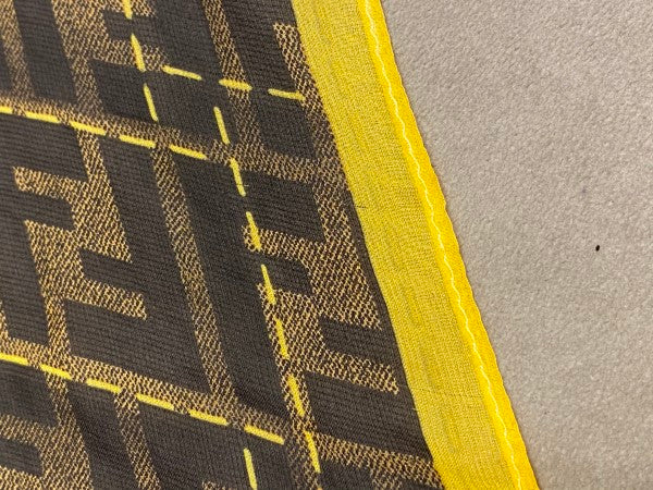 Fendi Bicolor FF Rectangular Scarf-Scarf-Fendi-The Closet Egypt