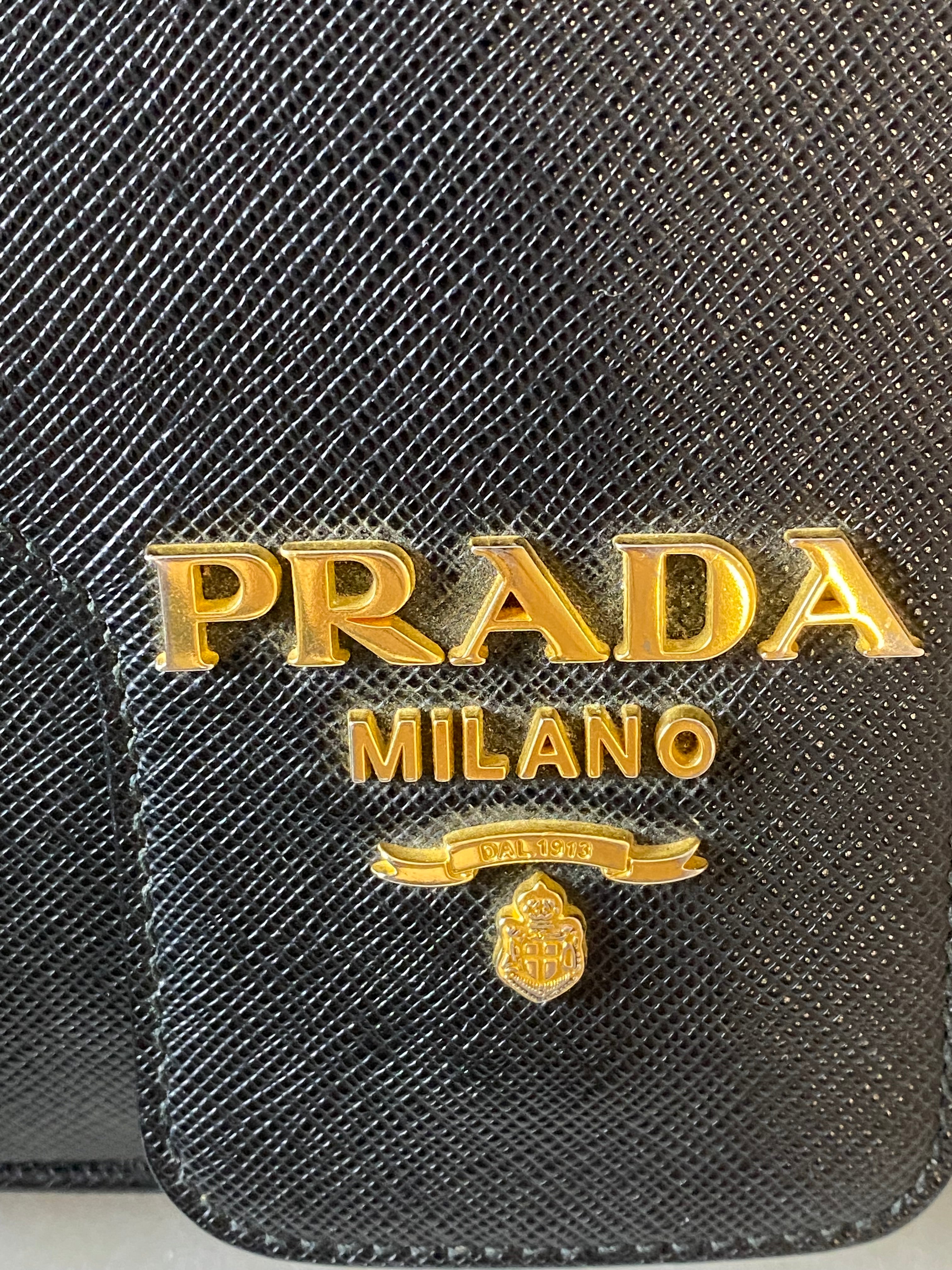 Prada Black Bag W/ Chain-handbag-Prada-The Closet Egypt