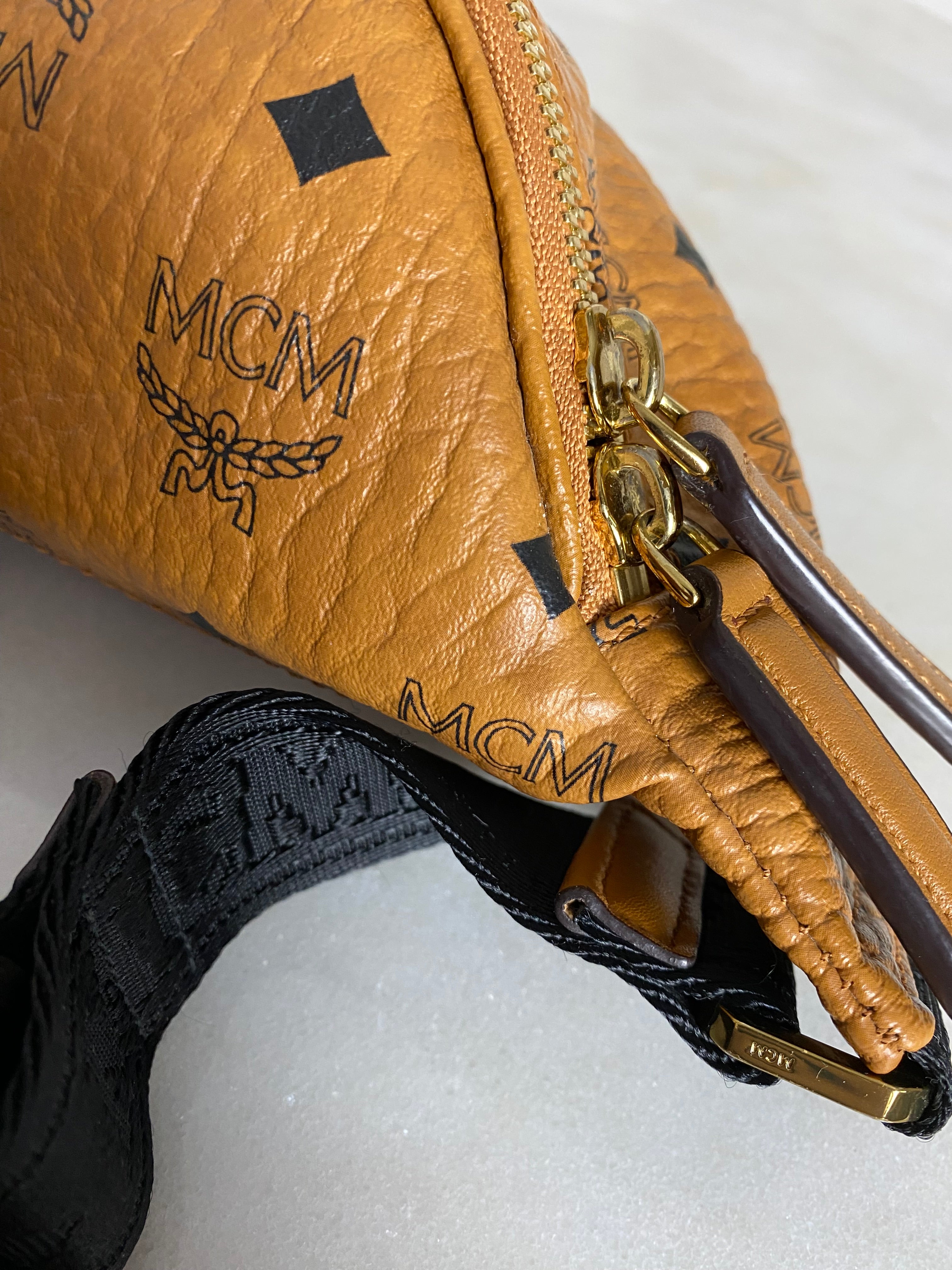 MCM Camel Bum Bag-Bumbag-MCM-The Closet Egypt