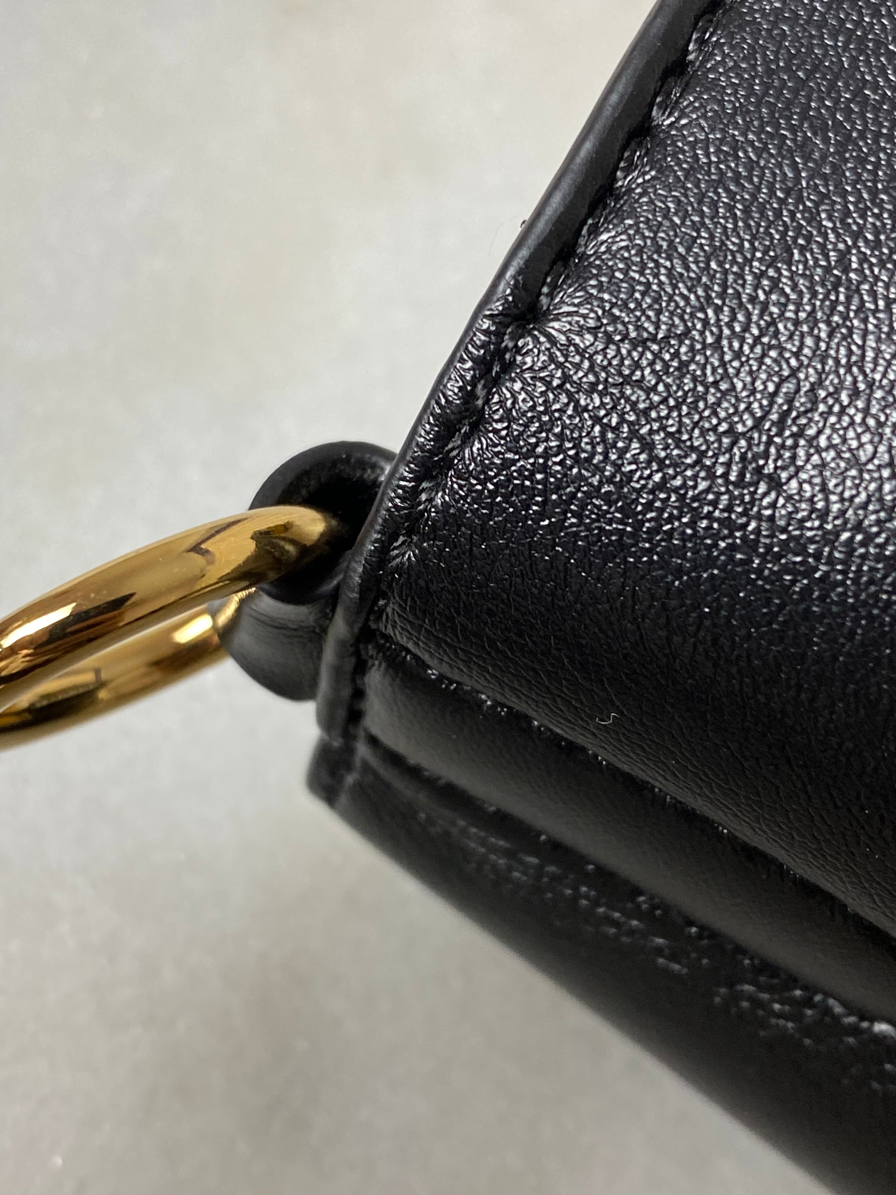 Stella Mccartney Black Logo Square Crossbody Bag W/ Strap-handbag-Stella Mccartney-The Closet Egypt