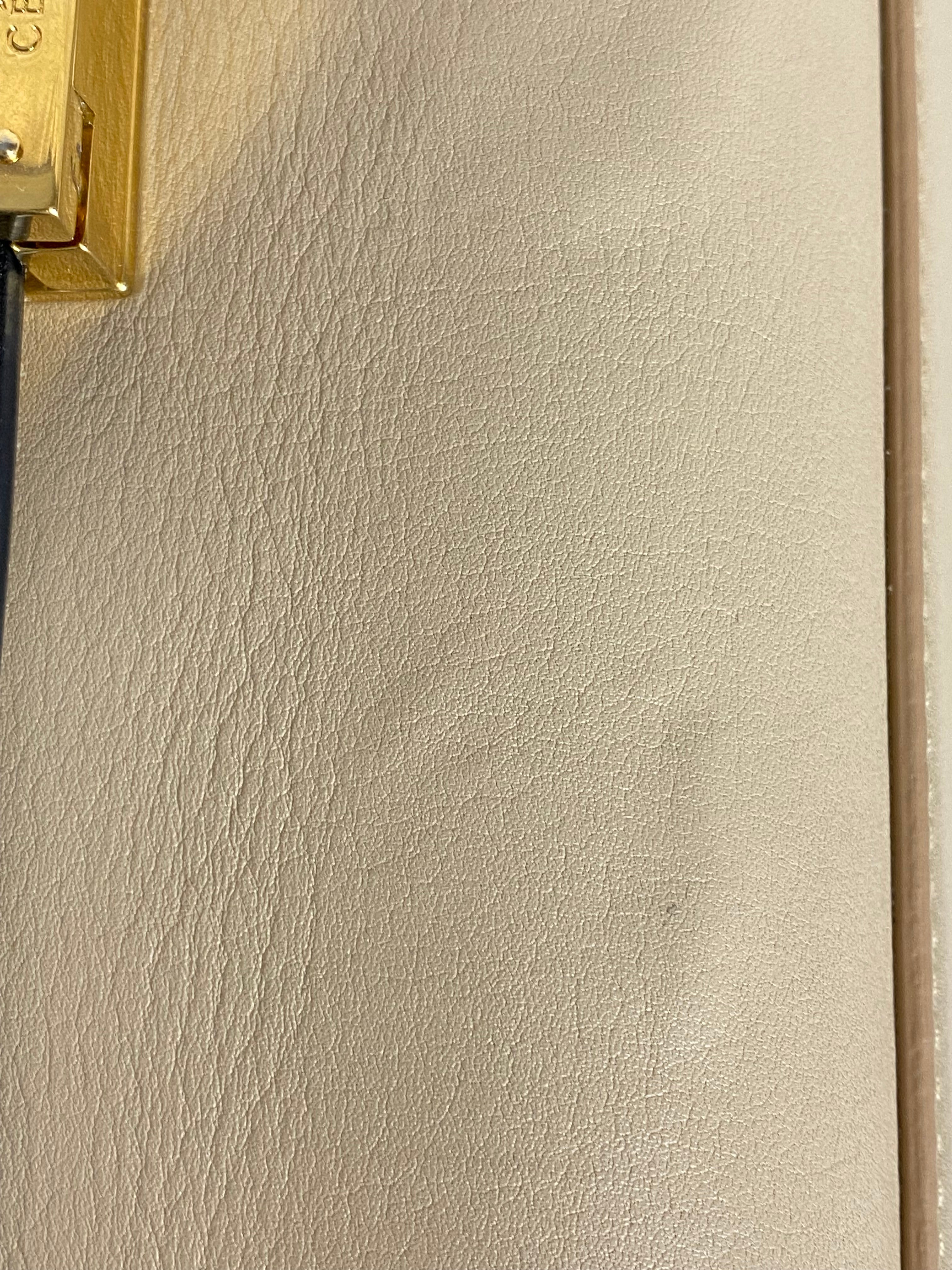 Celine Bicolor Trapeze Tote Bag W/ Strap