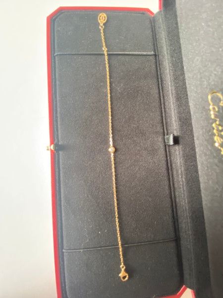 Cartier 18K Yellow Gold Diamond Damour Bracelet-Bracelet-Cartier-The Closet Egypt