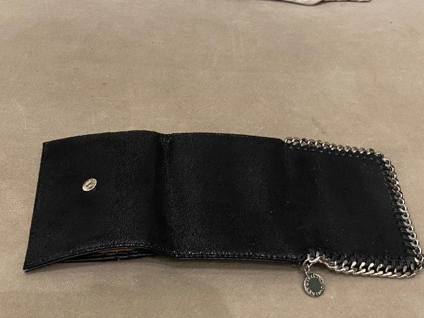 Stella Mccartney Black Compact Wallet-wallet-Stella Mccartney-The Closet Egypt