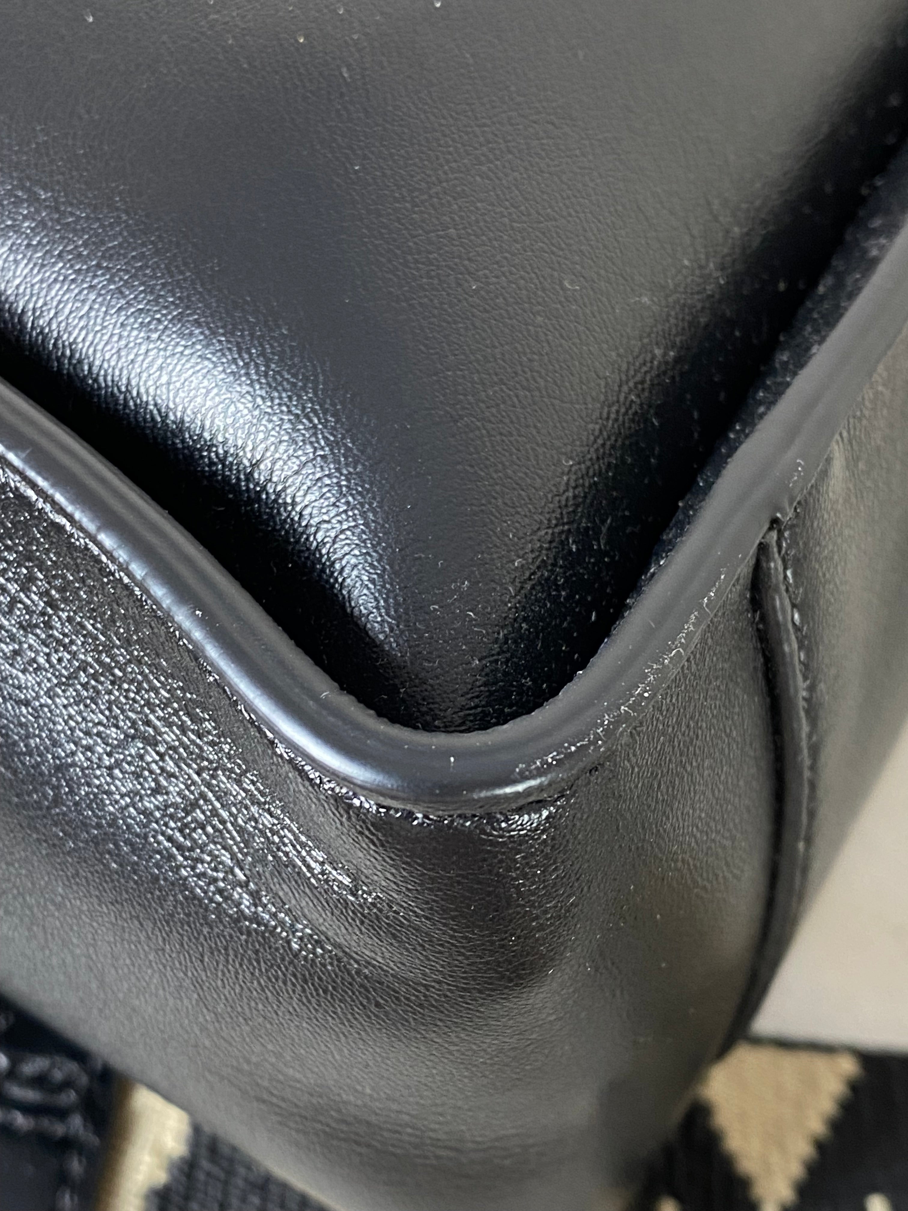 Stella Mccartney Black Logo Square Crossbody Bag W/ Strap-handbag-Stella Mccartney-The Closet Egypt