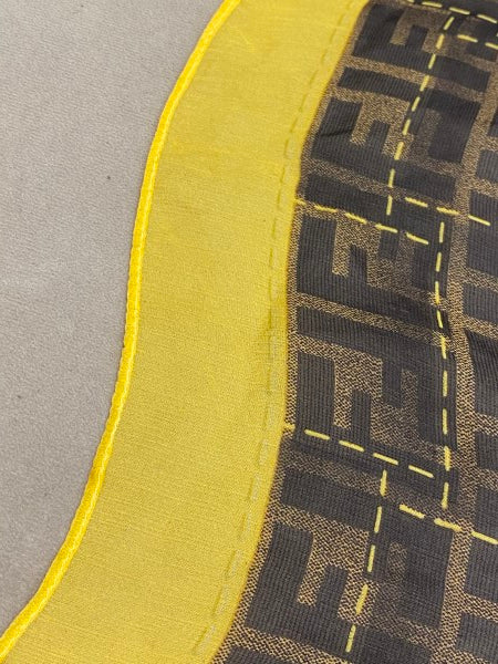 Fendi Bicolor FF Rectangular Scarf-Scarf-Fendi-The Closet Egypt