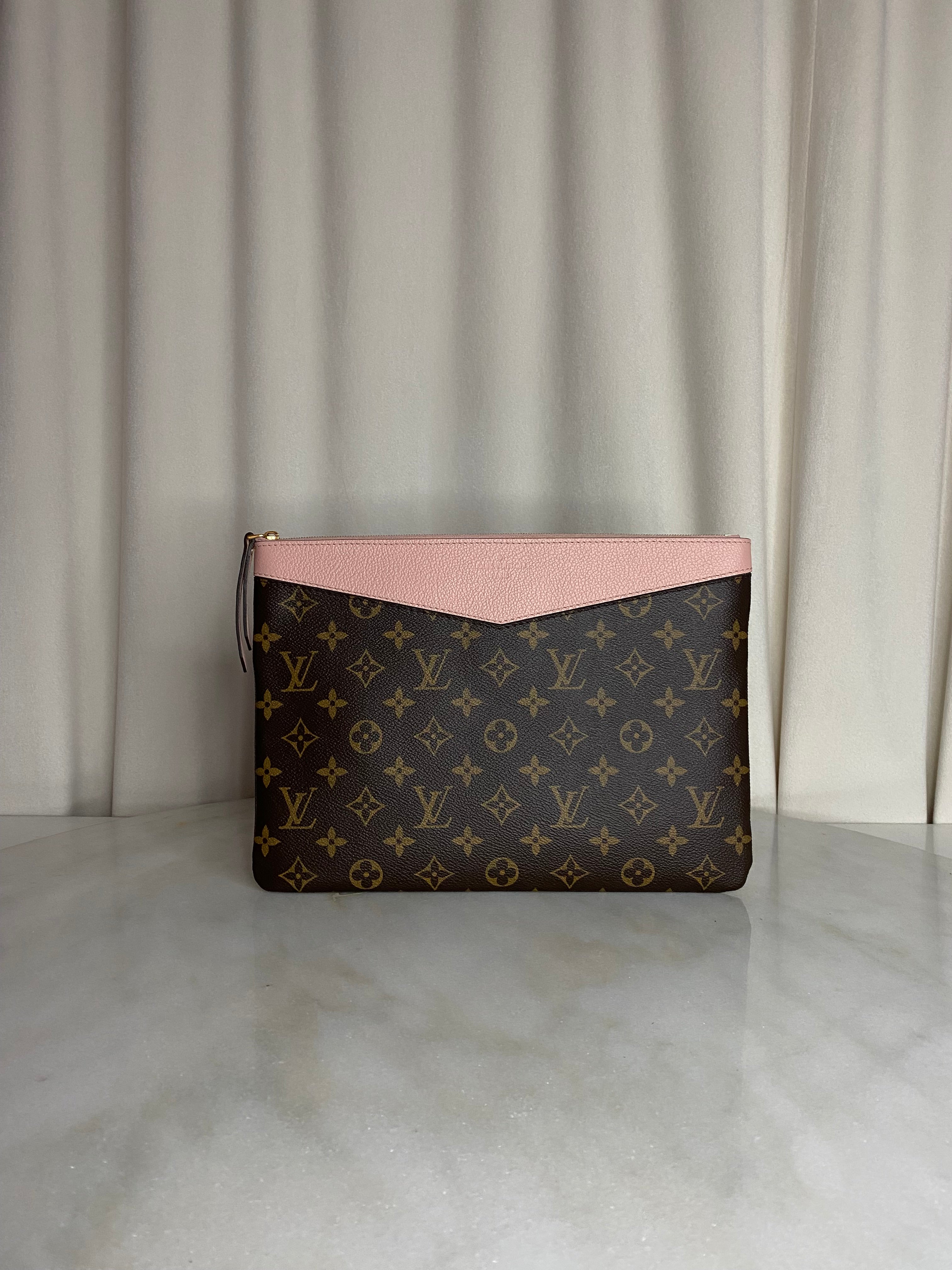 Louis Vuitton Monogram Pink Daily Pouch-Pouch-Louis Vuitton-The Closet Egypt
