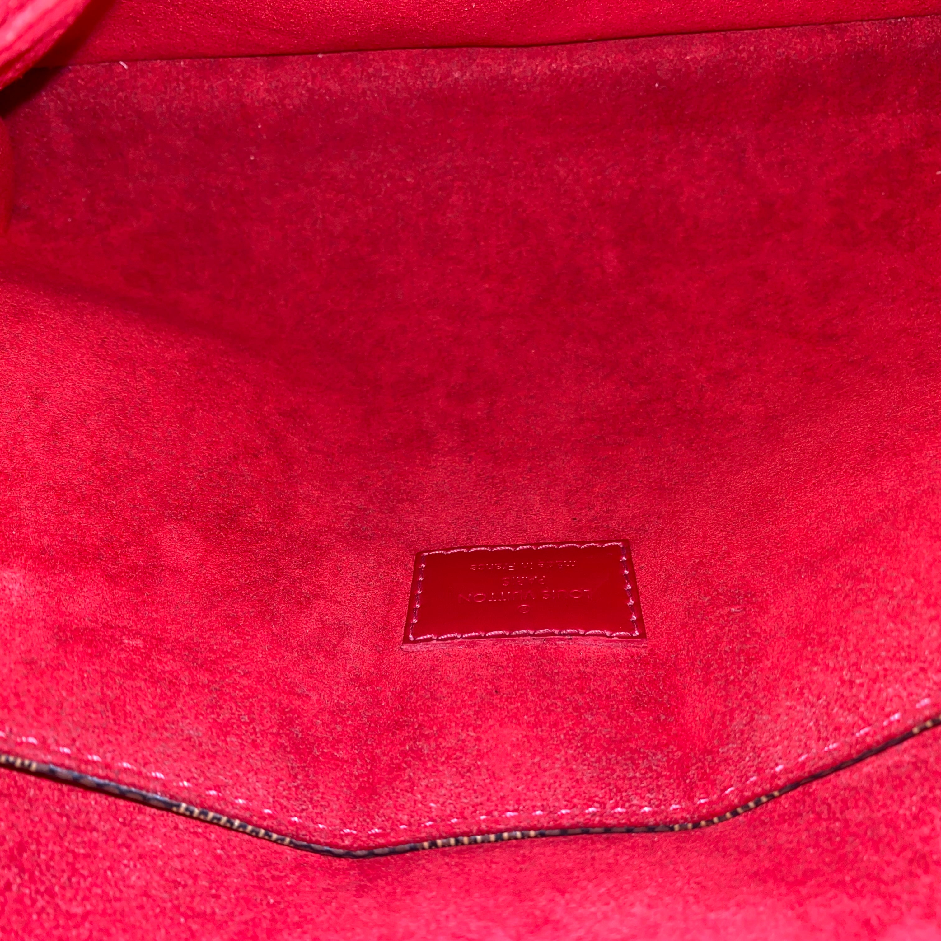 Louis Vuitton Damier Ebene Ballerine Caissa Chain Shoulder Bag-handbag-Louis Vuitton-The Closet Egypt