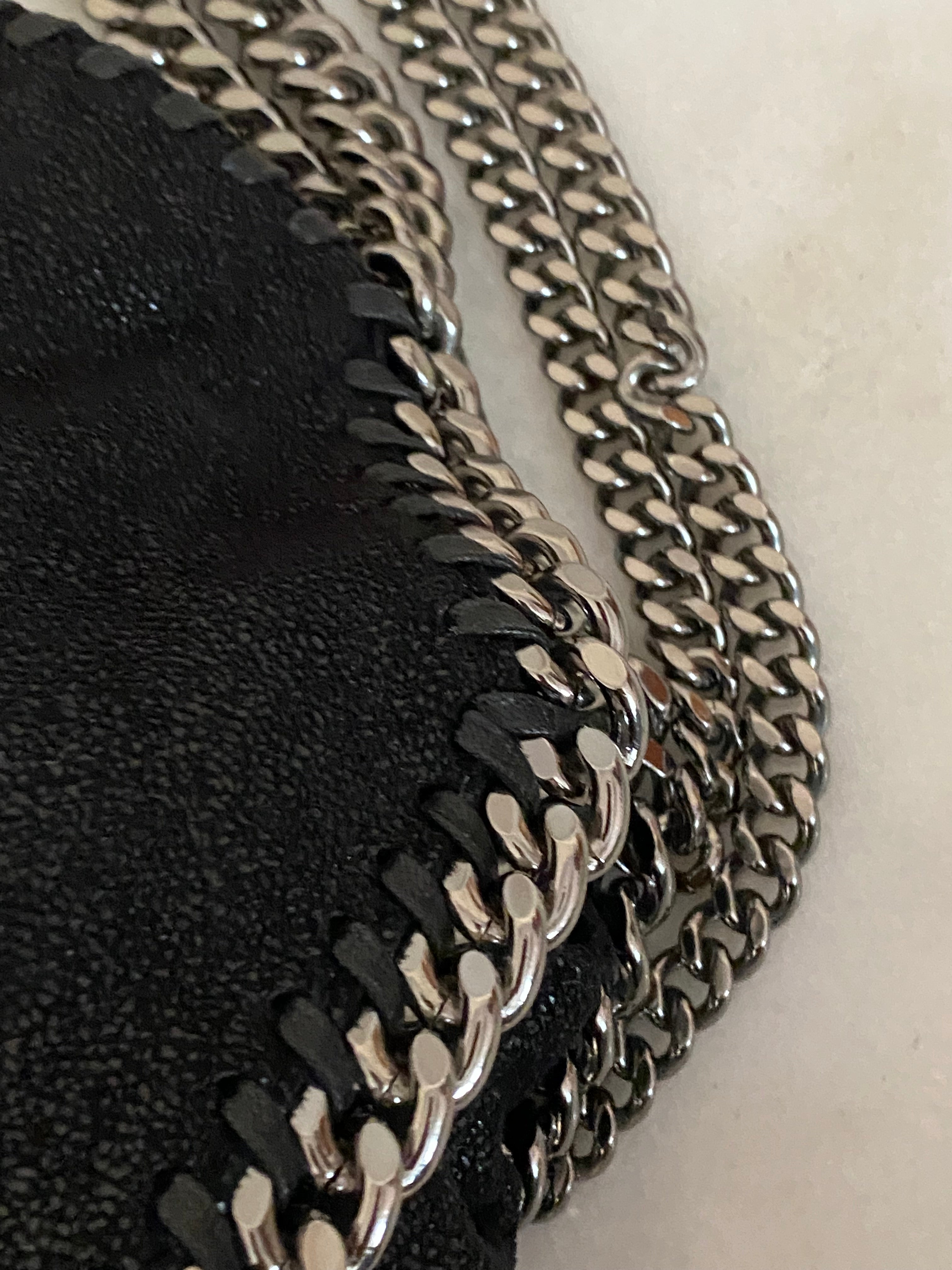 Stella Mccartney Black Falabella Mini Bag-handbag-Stella Mccartney-The Closet Egypt