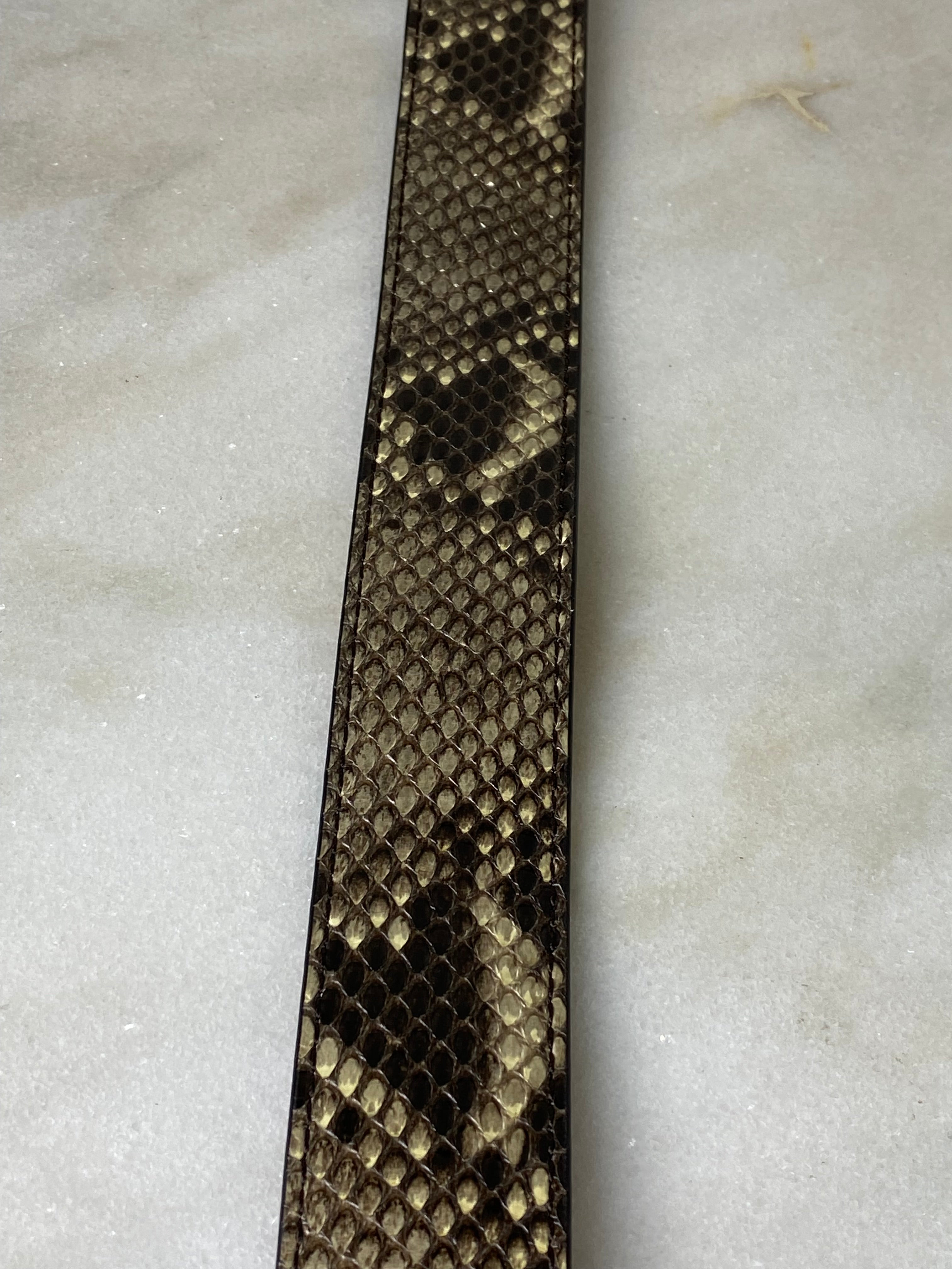 Louis Vuitton Bicolor Python Bandouliere Strap Bag-Bag Strap-Louis Vuitton-The Closet Egypt