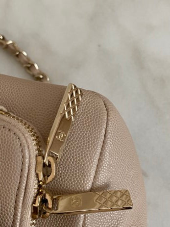 Chanel Beige Quilted Large Business Affinity Flap Bag-handbag-Chanel-The Closet Egypt