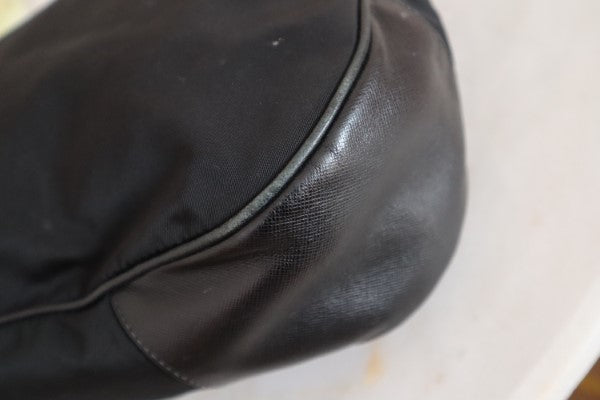 Prada Black Nylon Hobo Bag-handbag-Prada-The Closet Egypt