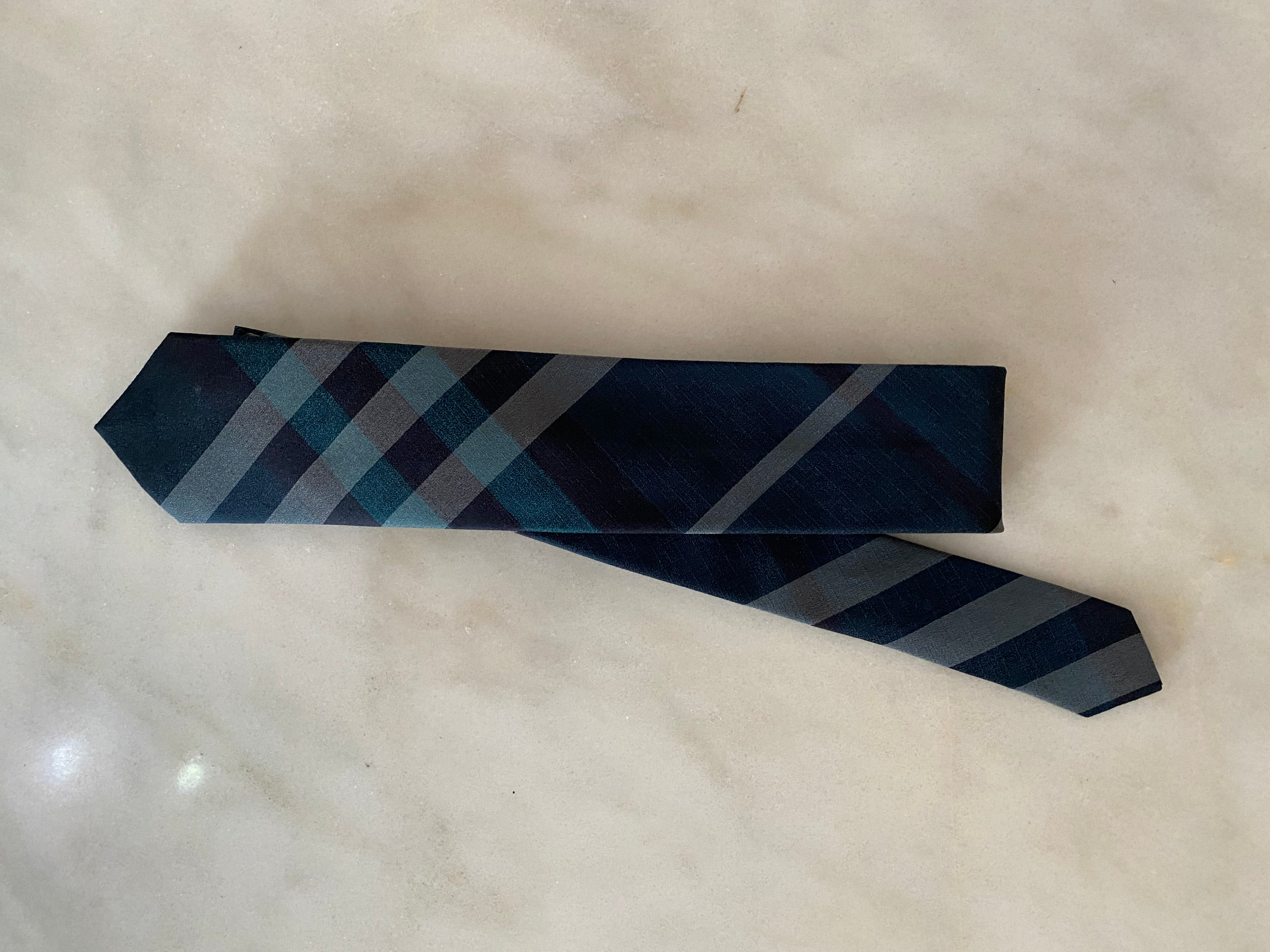 Burberry Bicolor Neck Tie-Neck Tie-Burberry-The Closet Egypt