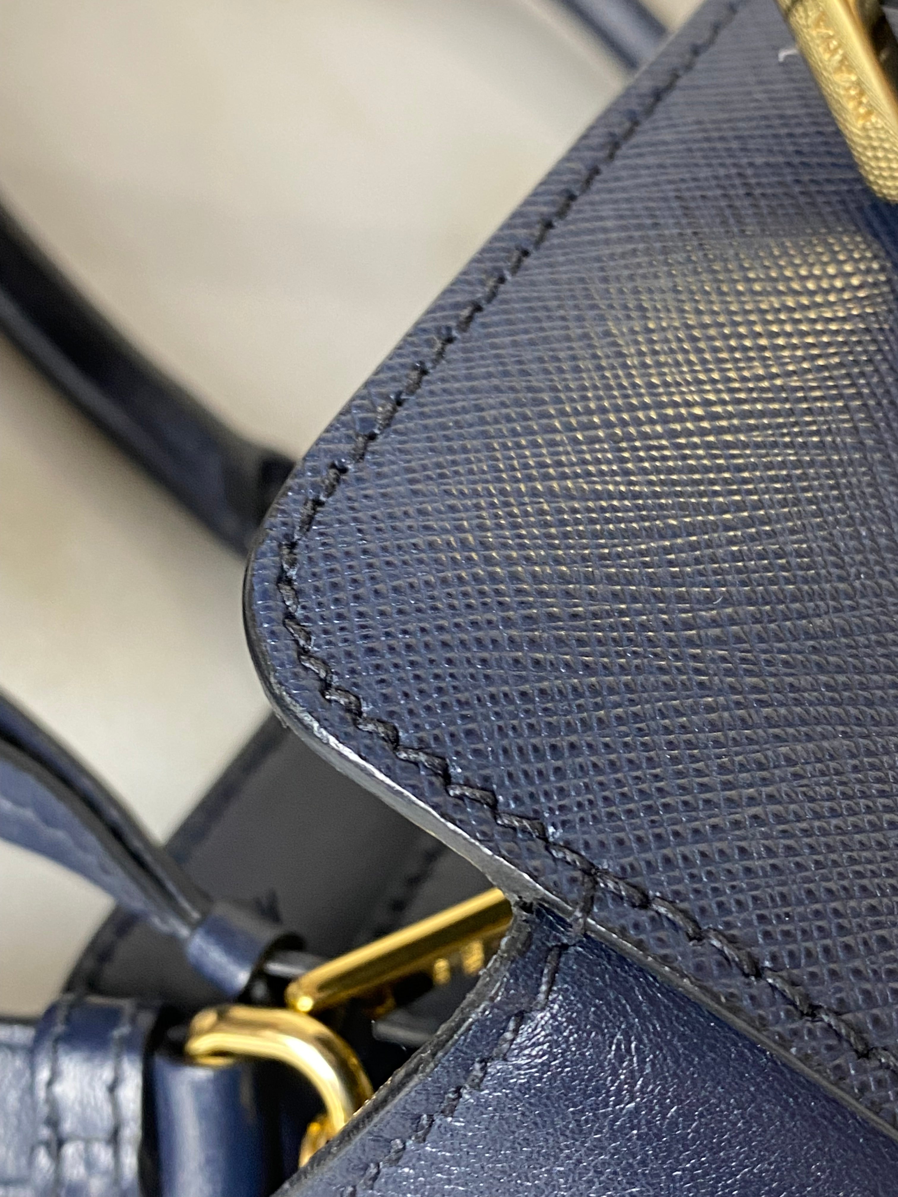 Prada Navy Tote Bag-handbag-Prada-The Closet Egypt