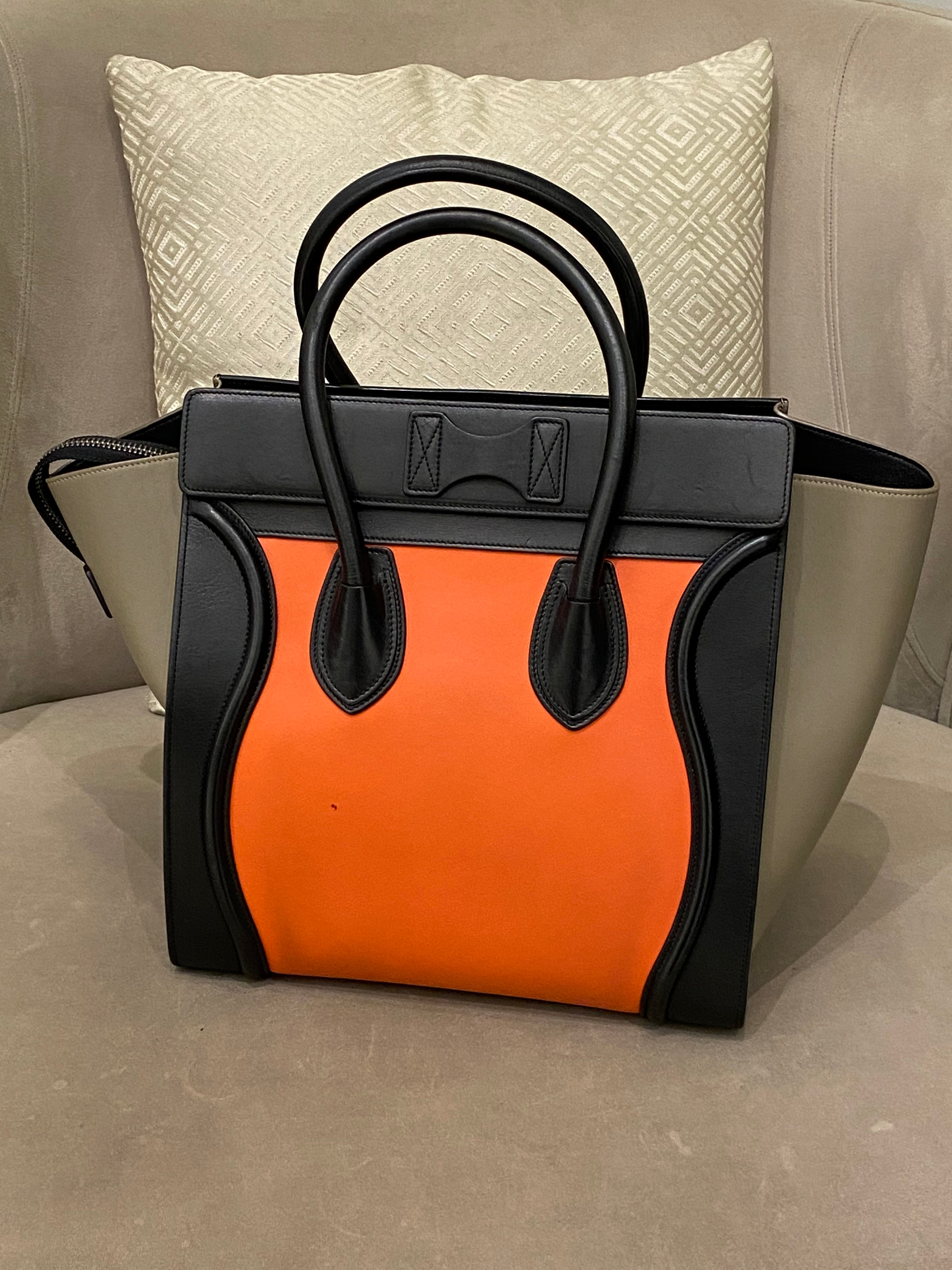 Celine Tricolor Luggage Mini Bag-handbag-Celine-The Closet Egypt