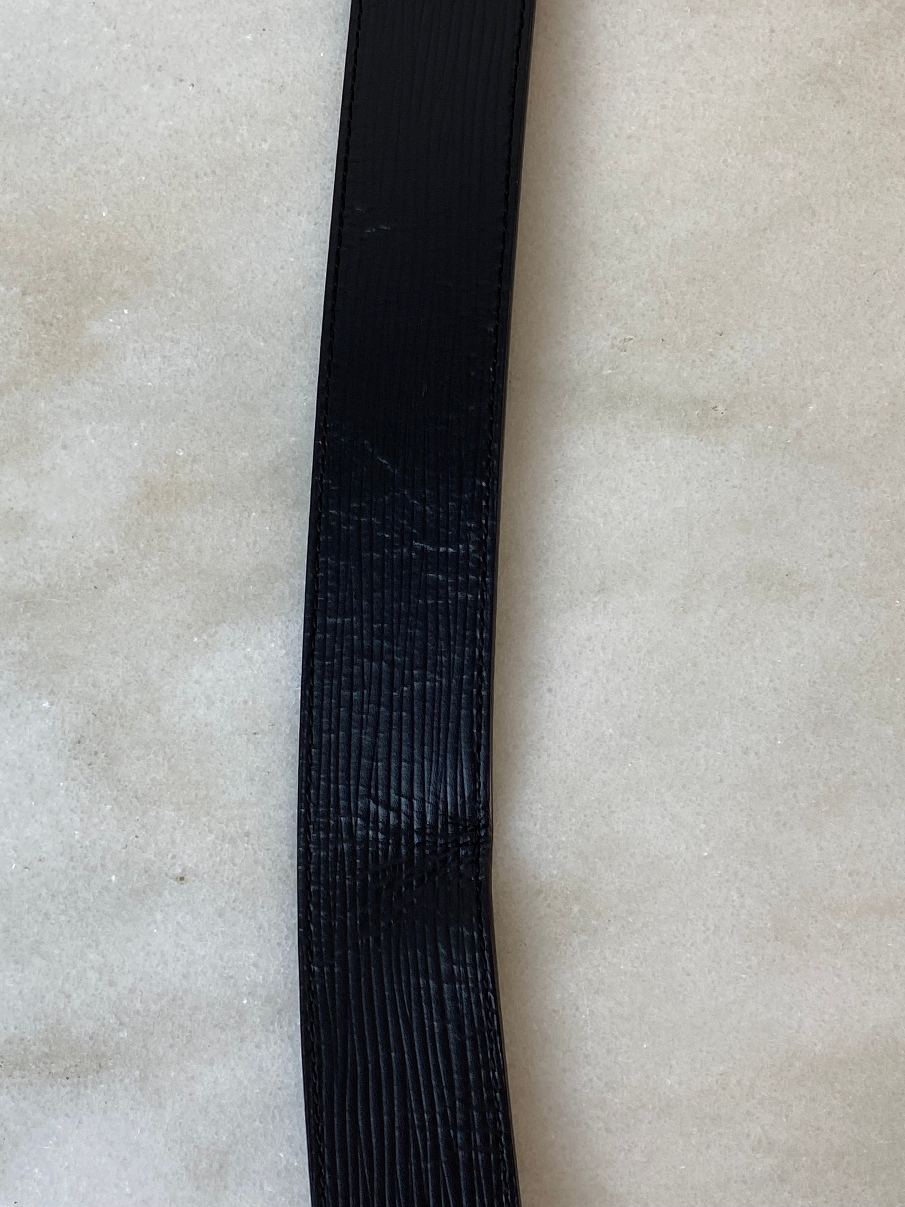 Louis Vuitton Black Smooth Slender Reversible Belt 38-Belt-Louis Vuitton-The Closet Egypt