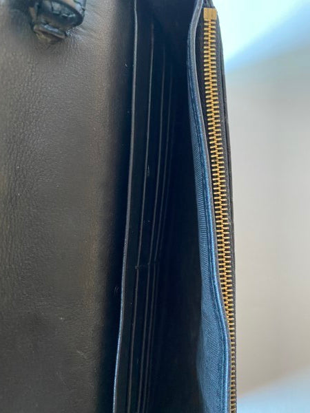 Gucci Black GG Microguccissima Logo Crossbody WOC-Wallet Chain-Gucci-The Closet Egypt