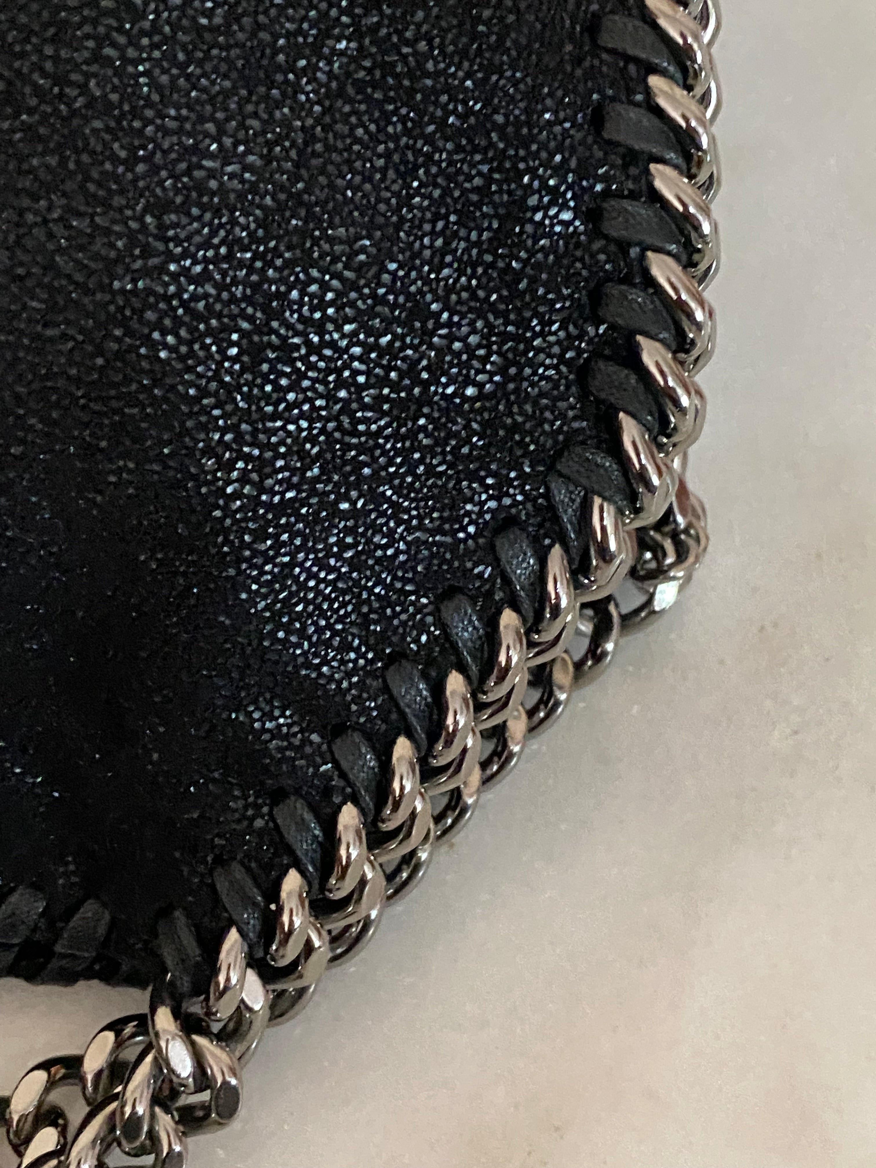 Stella Mccartney Black Falabella Mini Bag-handbag-Stella Mccartney-The Closet Egypt